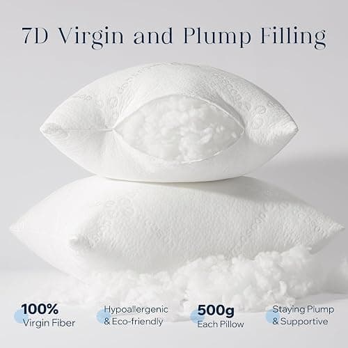 Phantoscope Premium 18x18 Throw Pillow Inserts, Ultra-Soft Air Layer Pillow Inserts Down Alternative Decorative Throw Pillows for Couch, Bedroom, Square Cushion Sham Stuffer, Pack of 1 thumbnail 3
