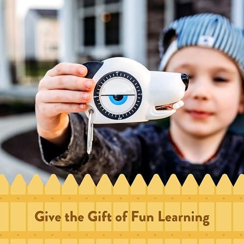Handy Famm Spot The Dog 4-in-1 Kids Tape Measure with Adjustable Level Eye, Angle Finder & Eraser Ears – Montessori STEM Learning Tool for Children Ages 3+, Educational Construction Toy thumbnail 7