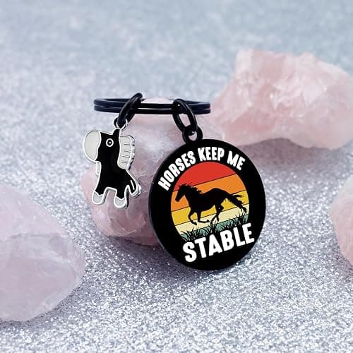 Uerifr Horse Gifts For Women Girls Cool Horse Keychain Decor | Gifts For Horses Lovers Owners Horses Stuff For Girls Equestrian Gift For Her Female thumbnail 4