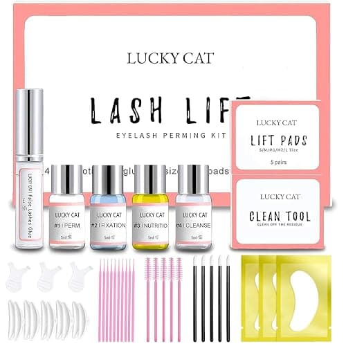 2025 Updated Lash Lift Kit Eyelash Perm Kit, Professional Eyelash Curling Set, Glue Upgraded Version Eyelash perming kit, Lash lift Curling Perming Wave Suitable for Salon at Home - Image 1