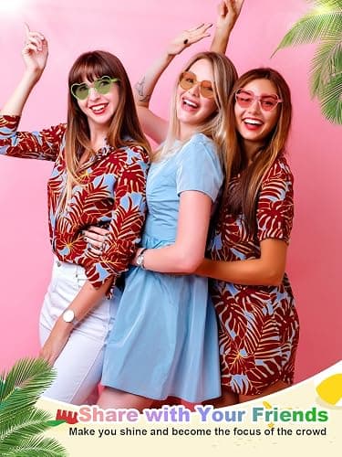 AGGKKY 12 Pairs Heart Shaped Sunglasses for Women Colorful Glasses Fun Trendy Transparent Heart Sunglasses Party Favor (Assorted Colors) thumbnail 5