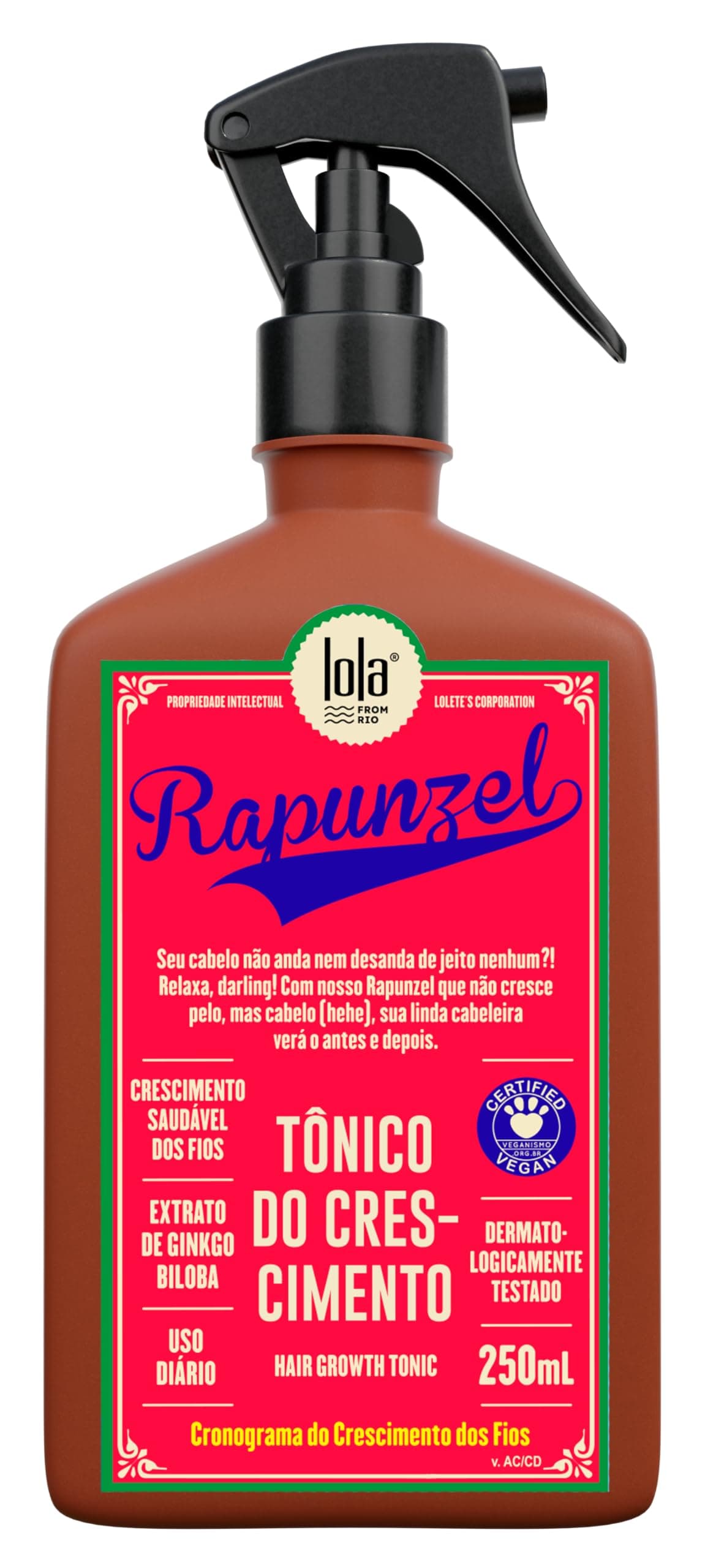 Lola Cosmetics Rapunzel - Tônico Capilar 230ml - Image 1
