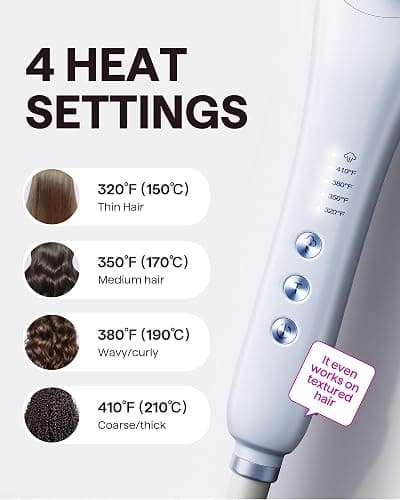 Wavytalk Pro Steam Hair Straightener Brush, Steamline Pro 3 in 1 Straightening Brush, Steam Reduces Damage, Nourishes Hair, and Expedites Straightening thumbnail 7