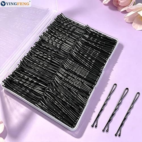 330 Pcs 2.2 Inch Black Bobby Pins, Set of Hairpins with Box, Premium Hair Pins for Kids, Girls and Women, Great for All Hair Types thumbnail 9