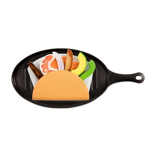 Melissa & Doug Fill & Fold Taco & Tortilla Set | Kitchen Accessories | Role Play | Toys for 2 Year Old boy | Toy Kitchen | Play Food | Toy Food | Pretend Play | Age +3 Years | Gift for Boy or Girl thumbnail 4