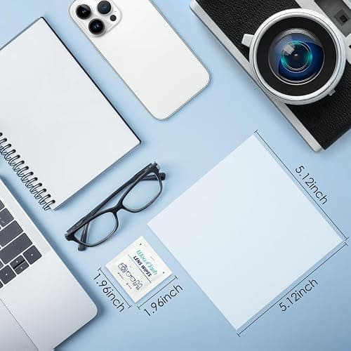 200 Count Lens Wipes for Eyeglasses, Eyeglass Lens Cleaning Wipes Pre-moistened Individually Wrapped Sracth-Free Streak-Free Eye Glasses Cleaner Wipes for Sunglass, Camera Lens, Goggles thumbnail 5