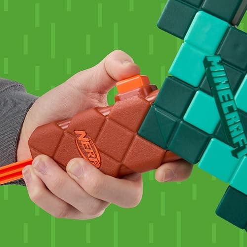 Nerf Minecraft Sword Dart Blaster, Pull Back Priming, Foam Edge, 8 N1 Darts, Ages 8+ thumbnail 6