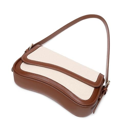 SYXLCYGJ Underarm Shoulder Bag for Women Trendy Purse Vegan Leather Hobo Handbags Clutch Crossbody Bag thumbnail 4