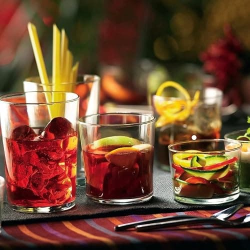 Bormioli Rocco Bodega Collection Glassware – Set Of 12 Maxi 17 Ounce Drinking Glasses For Water, Beverages & Cocktails – 17oz Clear Tempered Glass Tumblers, Transparent thumbnail 4