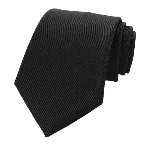 RBOCOTT Solid Color Tie Formal Necktie for Men thumbnail 3