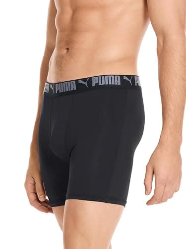 PUMA mens 5 Pack Performance Boxer Briefs thumbnail 2