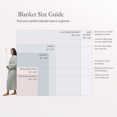 Barefoot Dreams® CozyChic® Barefoot in the Wild Throw, Cream-Stone, 54"x72" thumbnail 6