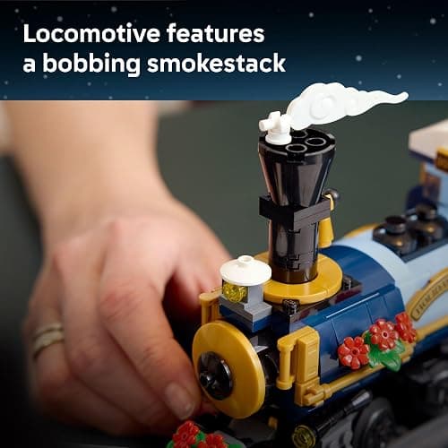 LEGO Icons Holiday Express Train Building Set for Adults, Ages 18+ - Seasonal Home Decor for Bedroom or Book Shelf - Christmas Train W/Track & 4 Minifigures - Gift Idea for Holidays - 10361 thumbnail 4