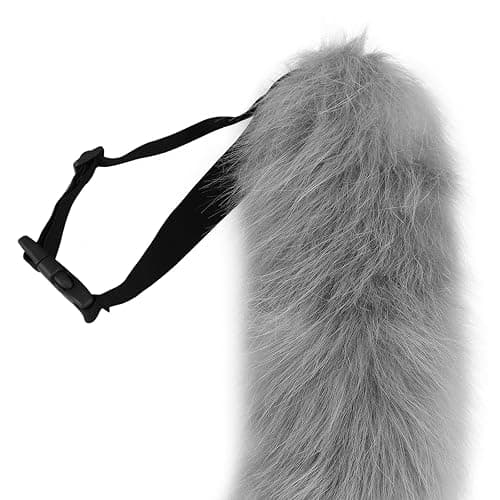 SMILETERNITY Faux Fur Furry Animal Cat Fox Tail for Halloween Party Cosplay Costume Accessories thumbnail 3
