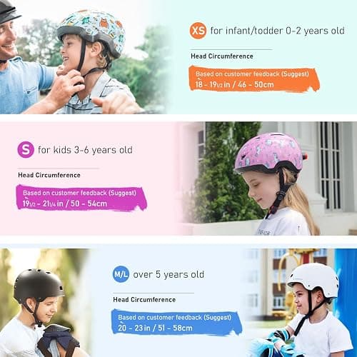 MOUNTALK Kids/Toddler Bike Helmet for Infant/Baby to Children 1/2/3/4/5/6/7/8 Years Old, Kids Helmets Ages 5-8/8-14,Skateboard Helmets for Youth Boys and Girls thumbnail 3