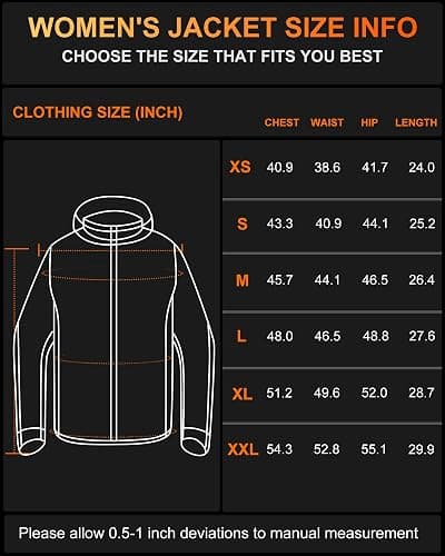LOFINIMO Heated Jackets for Women with Battery Pack Included, Softshell Womens Heated Jacket with Adjustable＆Detachable Hood thumbnail 6