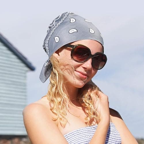 16pcs Bandanas Multi-Purpose Party Outdoor Favor Scarf Headband Handkerchiefs for Women Men Boy Girls thumbnail 6