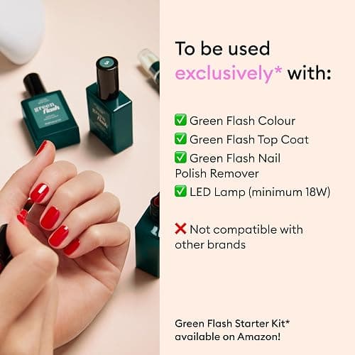 Manucurist Green Flash Gel Polish - Rose Mountbatten (Taupe Pink) - UV & LED Gel Nail Polish - 12-Free, Bio-Sourced (84%) - Professional Manicure - 0.5 fl oz thumbnail 5