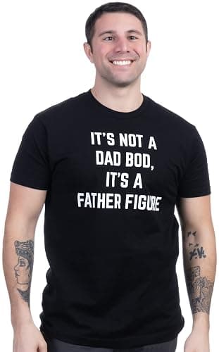 It's not a Dad BOD, It's a Father Figure | Funny Daddy Tee Shirt, Sarcastic Saying Joke T-Shirt for Men Grandpa thumbnail 2