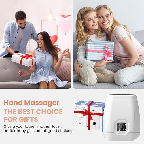 TipTalk Hand Massager with Heat and Compression, Cordless Electric Hand held Massager for Arthritis and Carpal Tunnel, Gifts for Men and Women thumbnail 7