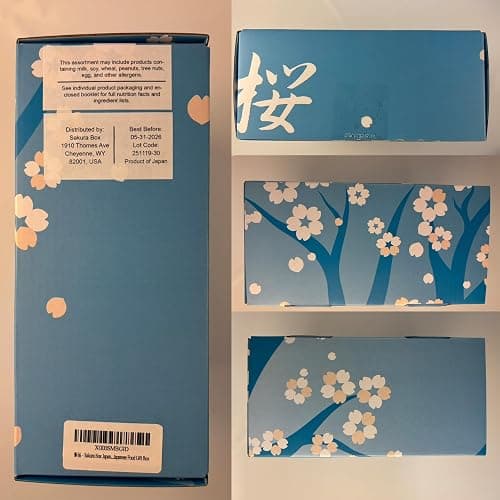 Sakura Box Japanese Snacks & Candy Dagashi Gift Box 50 Pieces English Booklet Surprise Gift thumbnail 8