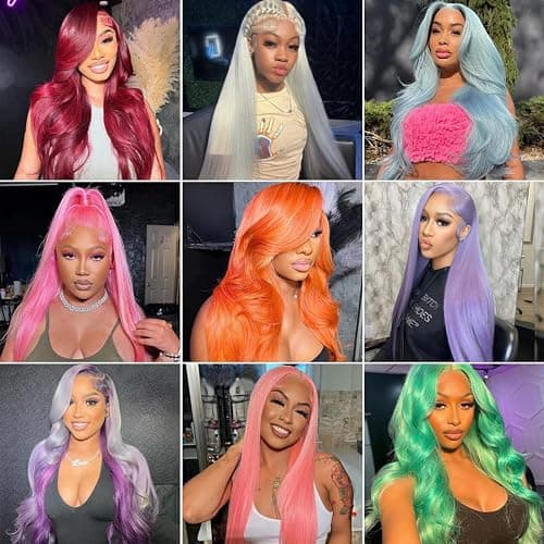26 Inch 613 Lace Front Wig Human Hair Blonde 13X6 HD Transparent Lace Front Wigs Human Hair 180% Density Blonde Glueless Wigs 613 HD Straight Lace Frontal Wig Pre Plucked thumbnail 8