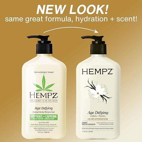 Hempz Age Defying Body Moisturizer, Hydrating Lotion, 17oz thumbnail 3