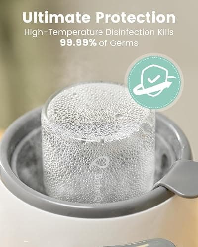 Bottle Warmer, GROWNSY 8-in-1 Fast Baby bottle Warmer with Timer LCD Display Accurate Temperature Control for Breastmilk or Formula thumbnail 7