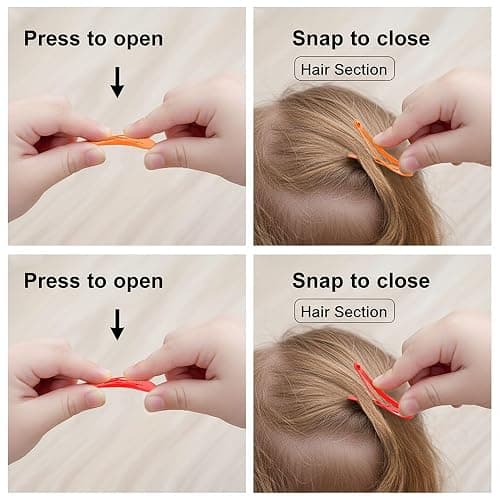 Babymatch Baby Barrettes Hair Clips: 1.2 inch (3cm) Small Mini Snap for Toddler Little Girls Kids 150pcs (30 colors) thumbnail 4