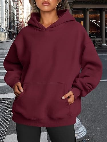 Trendy Queen Womens Oversized Hoodies Fleece Sweatshirts Fall Fashion Pullover Sweaters Winter Clothes thumbnail 6