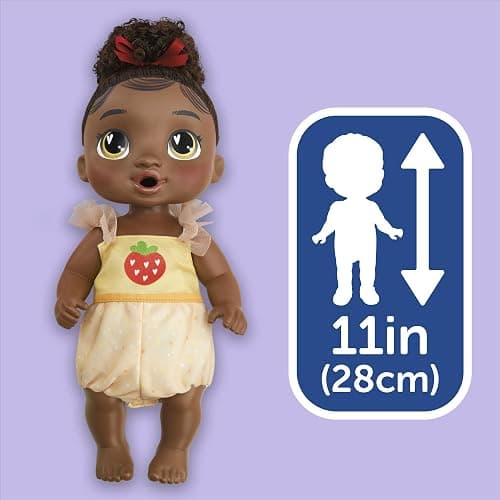 Baby Alive Fairy Fashions Berry Boo Doll with Clothes Accessories, Black Hair, 11 Inches, Kids Toys, Ages 3+ (Amazon Exclusive) thumbnail 6