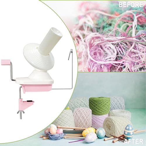 Yarn Ball Winder for Crocheting: Yarn Winder for Crocheting & Yarn Spinner for Knitting Hand Operated thumbnail 5