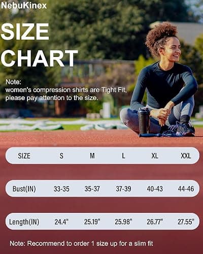 5-Pack Women's Compression Shirts Long & Short Sleeve Workout Tops Athletic Baselayer Quick Dry Gym Yoga Running T-Shirt thumbnail 7
