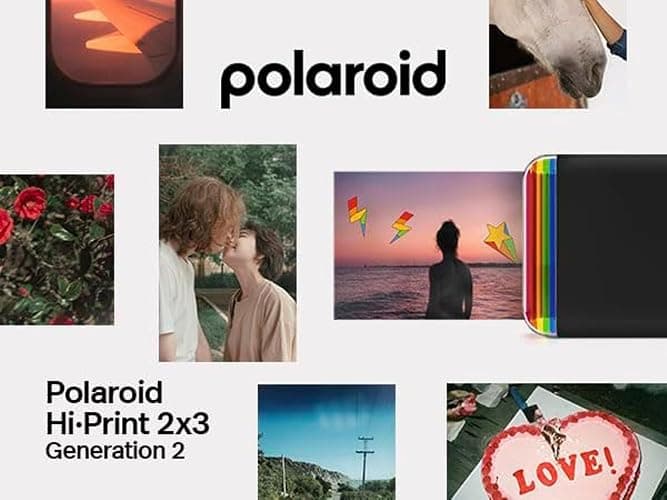 Polaroid Hi Print 2x3 Paper Cartridge, Peel and Stick, 3 Pack (60 Photos) with a Microfiber Cleaning Cloth thumbnail 6