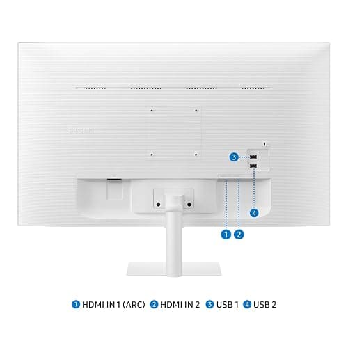 SAMSUNG 32-Inch M5 (M50D) Series FHD Smart Monitor with Streaming TV, Speakers, HDR10, Gaming Hub, Multiple Ports, Workout Tracker, Vision Accessibility Tools, LS32DM501ENXZA, 2024 thumbnail 8