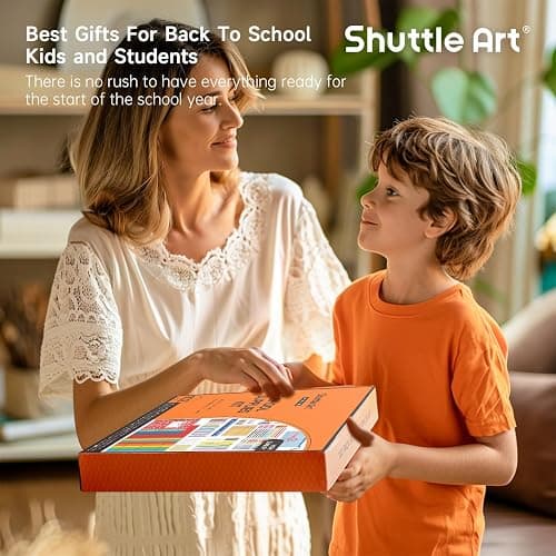 Shuttle Art 102 PCS Back to School Supplies Kit, School Supply Box for Grades K-5, School Supplies for Kids and Students, Including Pencils, Pens, Markers, Erasers, Notebooks, Folders and More thumbnail 8