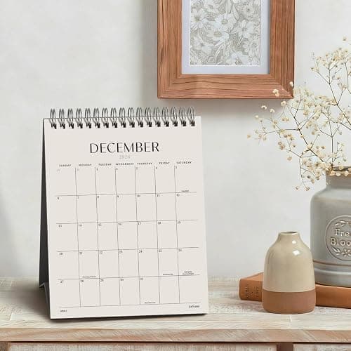 Jotsome Desk Calendar 2026-2027, Small Standing Flip Desktop Calendar | 16 Months Calendar From September 2026 to December 2027, Double-Sided Design Desk Calendar with To Do List, Easy Organizing thumbnail 2