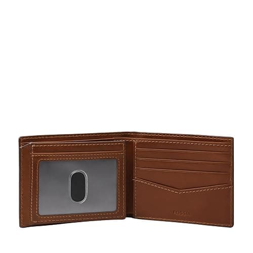 Fossil Men's Hayes Leather Bifold Wallet with Flip ID Window thumbnail 2