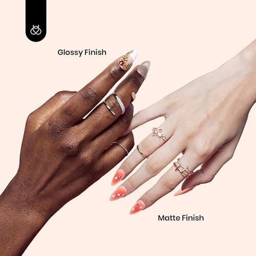 Beetles Matte Top Coat 2 Pcs 15ml No Wipe Gel Glossy Nail Polish Shine Effect Long Lasting Soak Off UV LED Nail Lamp thumbnail 2