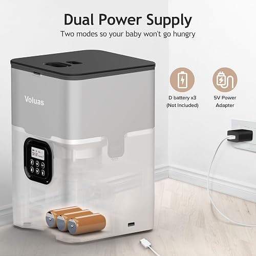 VOLUAS Automatic Cat Feeders - Dry Food Dispenser with Timer, Desiccant Bag, Programmable Portion Size Control 4 Meals Per Day, 10s Voice Recorder thumbnail 7