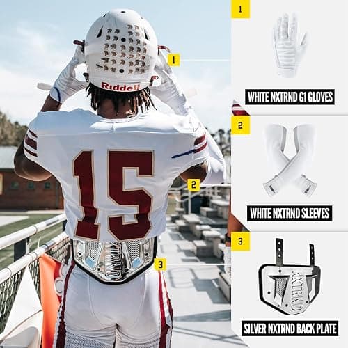 Nxtrnd Football Back Plate, Professional Football Backplates for Shoulder Pads, for Adult & Youth thumbnail 6