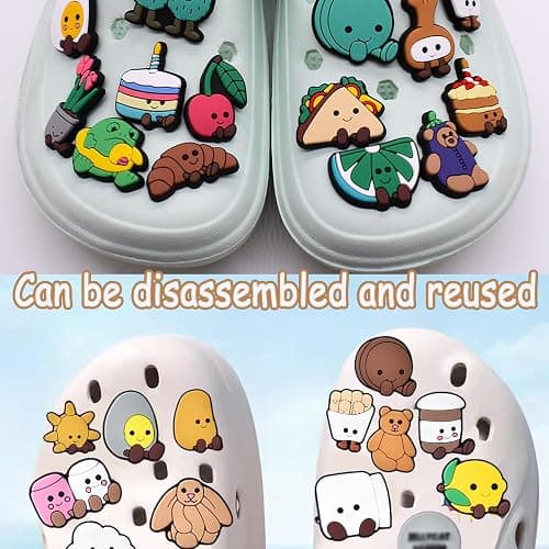 BFSYRR Croc Charms,Shoe Charms,32 Pcs Cute Animal Charms,Lightweight Shoe Accessories for Kids Adults Teens,Clogs Decorations for Parties Holidays Daily thumbnail 6