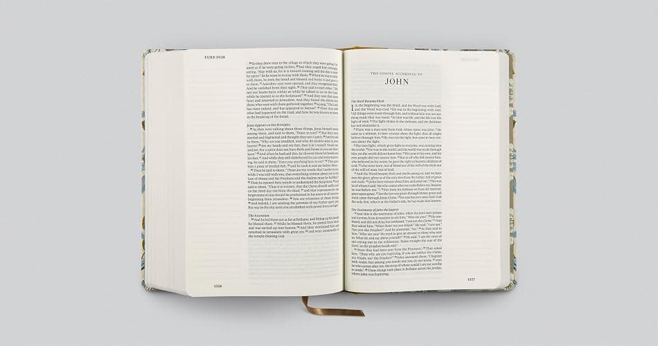 ESV Single Column Journaling Bible, Large Print, Artist Series (Cloth over Board, Lulie Wallace, Katherine): Holy Bible, English Standard Version thumbnail 5