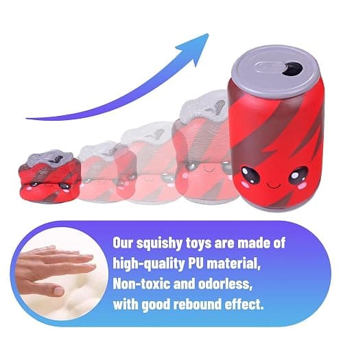 Anboor 4.7 Inches Squishies Can Kawaii Soft Slow Rising Scented Simulation Food Squishies Stress Relief Kid Toys thumbnail 3
