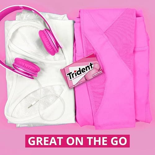 Trident Bubblegum Sugar-Free Gum, 3 Packs of 14 Pieces (42 Total Pieces) thumbnail 9