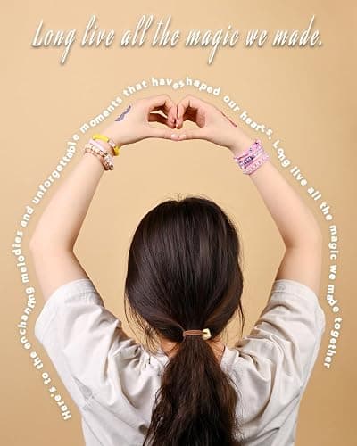 L'EclatDina 2 Box Set Letter Beads, Alphabet Beads for Bracelets, 1900+ PCS Round Number & Heart, 5m Elastic String Jewelry Making Kit, Ideal for Friendship Bracelets (Black+Gold) thumbnail 7