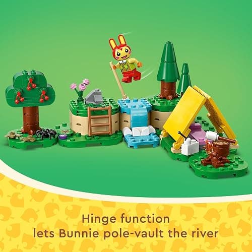 LEGO Animal Crossing Bunnie’s Outdoor Activities Buildable Creative Playset for Kids, Includes Video Game Toy Minifigures Tent and Rabbit, Animal Crossing Toy for Girls and Boys Aged 6 and Up, 77047 thumbnail 5