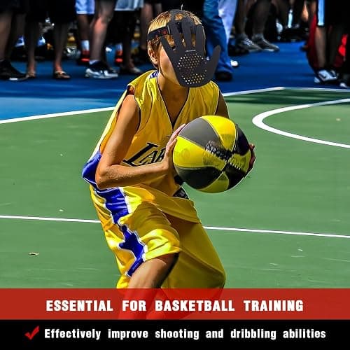 bibahala Headgear Blocking Guards Basketball Defensive Mask 2nd Generation 3D Eye-Blocking Shooting Dribble Mask Guard Shooter Jump Shot Basketball Associates Training Equipment thumbnail 2