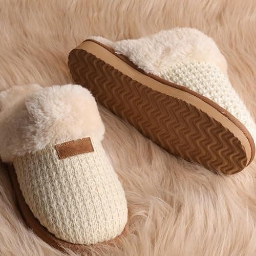 OOW Cozy House Slippers for Women with Memory Foam Fuzzy Shoes for Indoor thumbnail 8