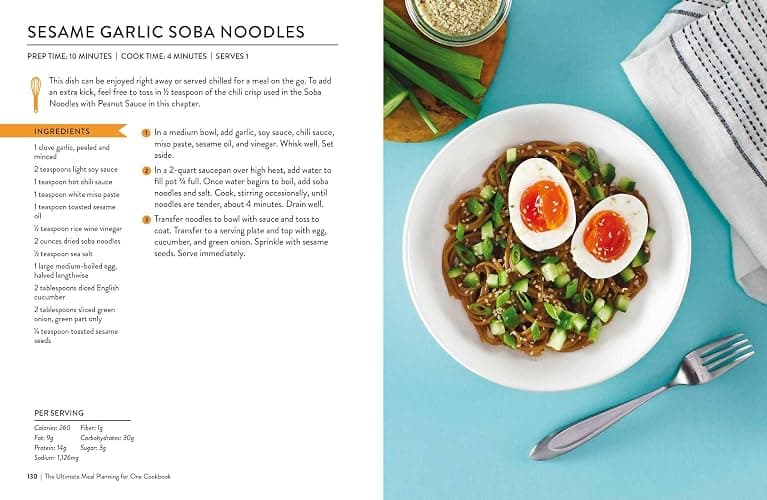 The Ultimate Meal Planning for One Cookbook: 100+ Easy, Affordable, and Low-Waste (High-Taste!) Recipes Made Just for You (Ultimate for One Cookbooks Series) thumbnail 4